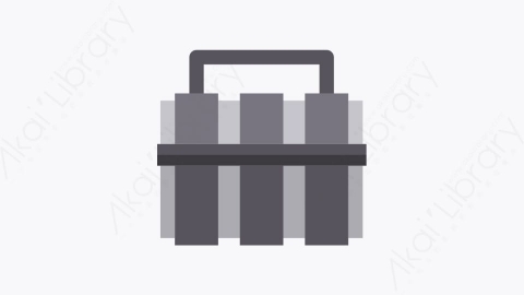 图片素材-029-工具箱toolbox扁平卡通施工元素图标