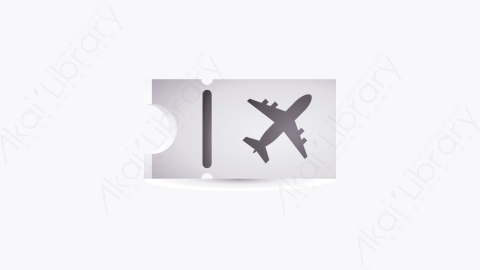 图片素材-030-登机牌boarding_pass卡通夏季元素图标