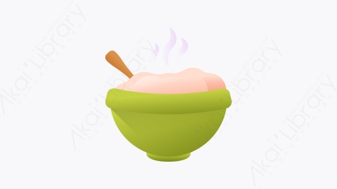 图片素材-030-粥porridge扁平卡通感恩节元素图标