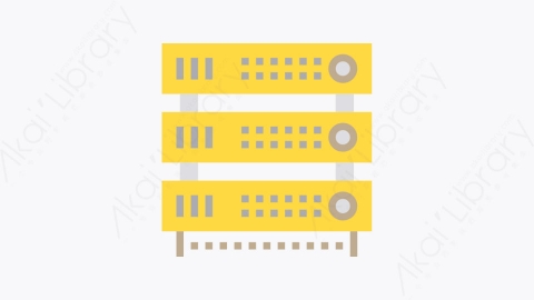 图片素材-030-服务器server扁平卡通网络和数据库元素图标