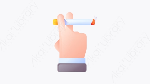 图片素材-030-吸烟smoking扁平卡通赌场元素图标
