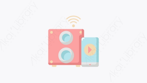 图片素材-030-扬声器speaker扁平卡通物联网图标