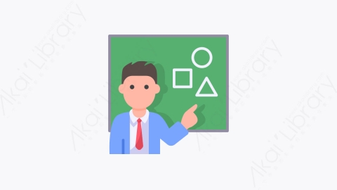 图片素材-030-教师teacher扁平卡通学校元素图标