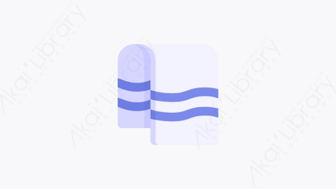 图片素材-030-毛巾towel扁平卡通夏季元素图标