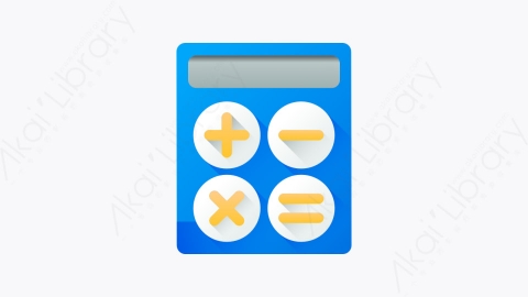 图片素材-031-计算器calculator扁平卡通UI元素图标