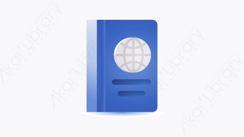 图片素材-031-护照passport卡通夏季元素图标