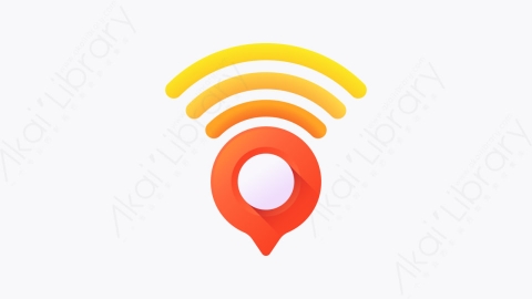 图片素材-031-信号signal扁平卡通位置元素图标