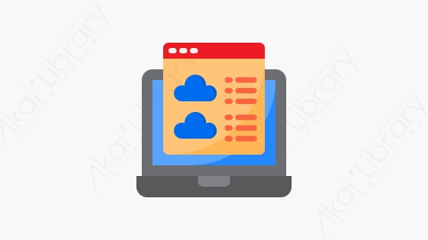 图片素材-032-数据管理data_management扁平卡通云计算元素图标