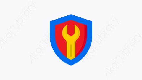 图片素材-032-保护protection扁平卡通帮助和支持元素图标