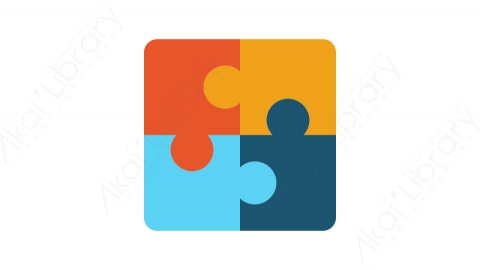 图片素材-032拼图_puzzle金融经营交易业务道具元素图标