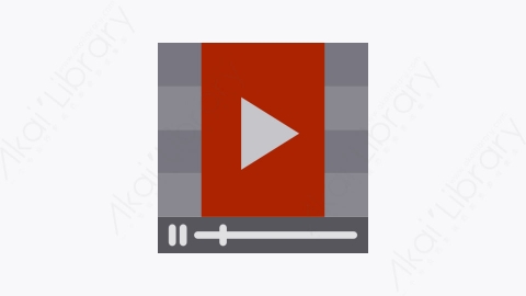 图片素材-032-视频播放器-3videoplayer扁平卡通多媒体元素图标