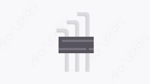 图片素材-032-扳手-1wrench扁平卡通施工元素图标