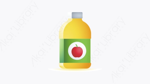 图片素材-033-苹果汁apple_juice卡通饮料元素图标