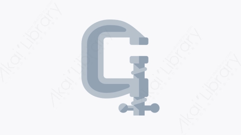 图片素材-033-卡箍-1clamp个扁平卡通工具元素图标