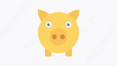 图片素材-033-储油罐-1piggybank扁平卡通银行和金融业图标元素