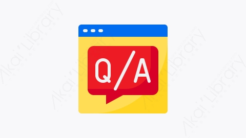 图片素材-033-问题question扁平卡通帮助和支持元素图标