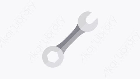 图片素材-033-扳手-1wrench扁平卡通施工元素图标