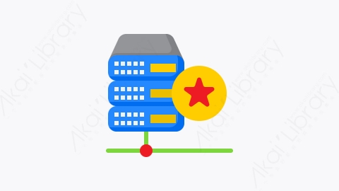 图片素材-034-服务器server扁平卡通大数据元素图标