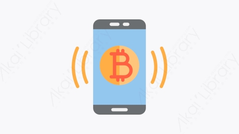 图片素材-034-智能手机smartphone扁平卡通金融财经比特币元素图标