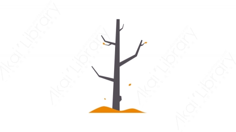 图片素材-034树_tree秋季自然道具元素图标