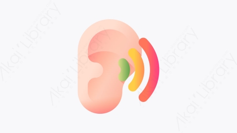 图片素材-035-监听listening卡通设计思维元素图标-每天快乐多一点