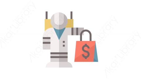 图片素材-035购物者_shopper购物交易道具元素图标