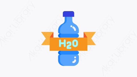图片素材-035-水瓶waterbottle扁平卡通体育运行元素图标