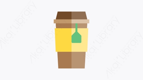 图片素材-036-纸杯-1papercup扁平卡通咖啡元素图标