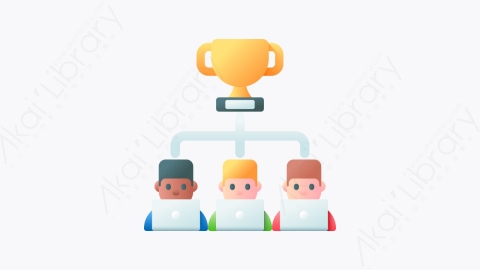 图片素材-036-团队合作teamwork扁平卡通工作主页元素图标