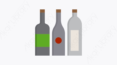 图片素材-036-葡萄酒-1wine扁平卡通派对元素图标