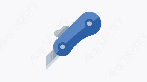 图片素材-037-切割机cutter个扁平卡通工具元素图标