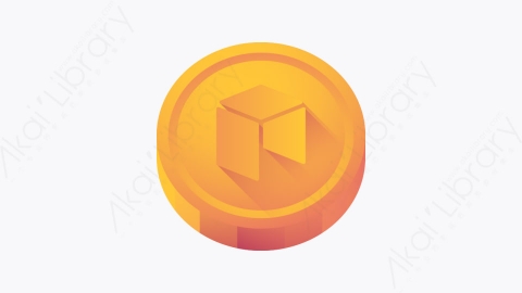 图片素材-037-金币neo扁平卡通加密货币元素图标