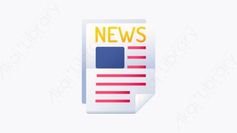 图片素材-037-报纸newspaper扁平卡通营销元素图标
