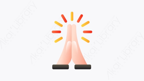图片素材-037-击掌praying扁平卡通感恩节元素图标