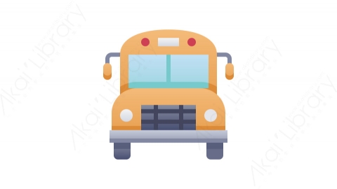图片素材-037校车_school_bus教育学校教学道具元素图标