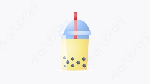 图片素材-038-泡茶bubble_tea卡通饮料元素图标