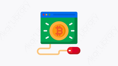 图片素材-039-比特币bitcoin扁平卡通加密货币元素图标