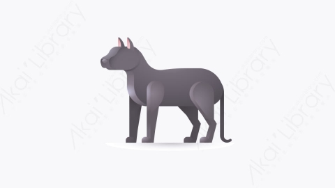 图片素材-039-猫cat卡通动物元素图标