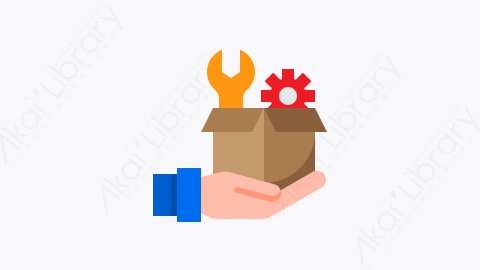 图片素材-039-客户服务customer_service扁平卡通营销和SEO元素图标