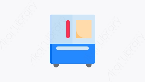 图片素材-039-冰箱fridge扁平卡通家用电器电子元素图标