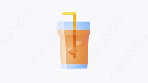 图片素材-039-冰茶iced_tea卡通饮料元素图标