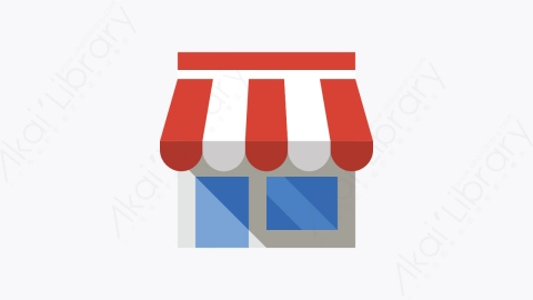 图片素材-039-车间shop扁平卡通Seo营销业务财务元素图标