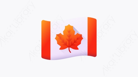 图片素材-040-加拿大canada扁平卡通感恩节元素图标