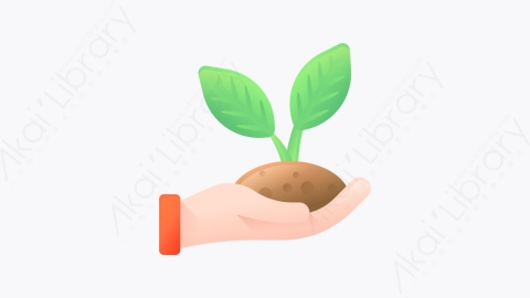 图片素材-040-增长growth扁平卡通和平日元素图标