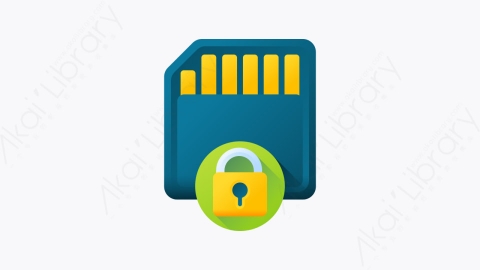 图片素材-040-存储卡sd_card扁平卡通网络安全元素图标