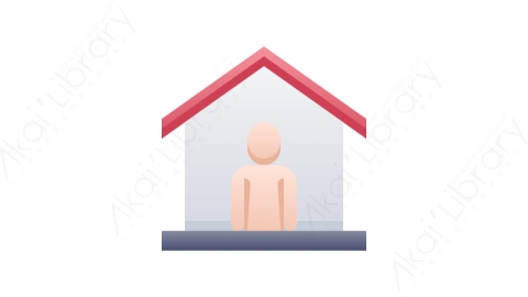 图片素材-040留在家里_stay_at_home病毒Covid 19医疗道具元素图标