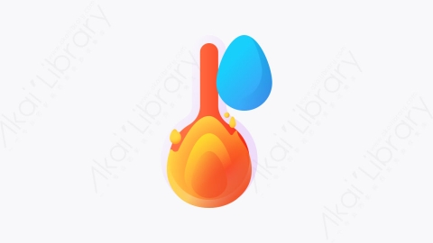 图片素材-041-热水hot_water扁平卡通核能元素图标
