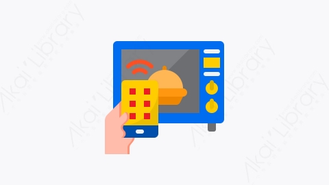 图片素材-041-微波炉microwave_oven扁平卡通物联网元素图标