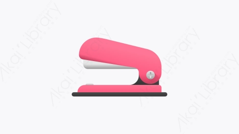 图片素材-041-订书机stapler扁平卡通文具元素图标
