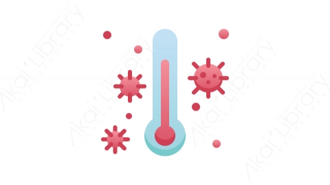 图片素材-041温度_temperature病毒Covid 19医疗道具元素图标